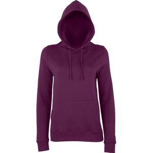 Awdis Gewoon Hoods Vrouwen/dames Girlie College Pullover Hoodie (Pruim)