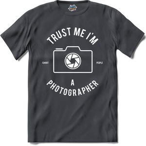 Trust me , I'm A Photographer | Fotografie - Camera - Photography - T-Shirt - Unisex - Mouse Grey - Maat XL