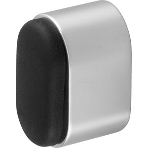 Hermeta Deurbeslag buffer aluminium F1/rubber ovaal 25mm 4700-01