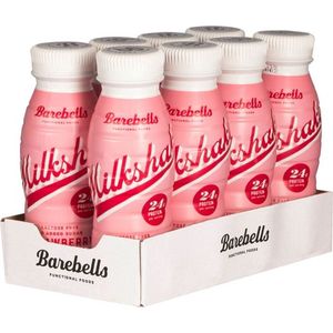 Barebells | Proteine Milkshake | Aardbei | Tray | 8 x 330ml | Snel afvallen zonder poespas!