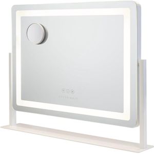 Afgeronde LED Strip Hollywood Make-Up Spiegel met Licht Verstelbare Positie - 3 Modi 360º USB Poort LED Spiegel