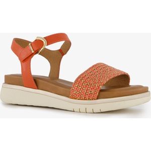 Tamaris dames sandalen oranje goud - Maat 39