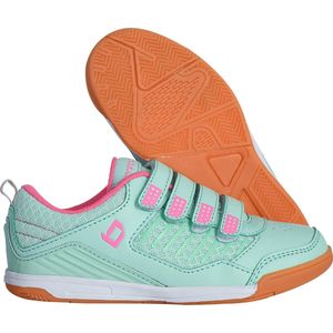 Brabo Velcro Indoor Hockeyschoenen Kinderen - Light Green - Maat 28