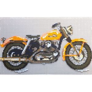 Stickit mini-stecksysteem Oldtimer motorfiets, ca. 2.200 steentjes