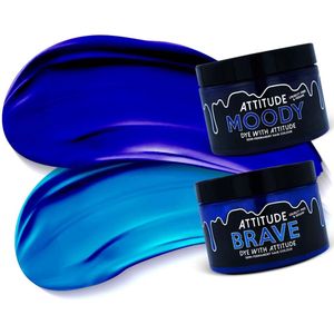Attitude Hair Dye - GOT THE BLUES Duo Semi permanente haarverf combi - Blauw
