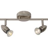 Lucide CARO-LED - Plafondspot - LED - GU10 - 2x5W 2700K - Mat chroom