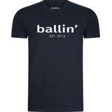 Ballin Est. 2013 - Heren Tee SS Regular Fit Shirt - Blauw - Maat XL