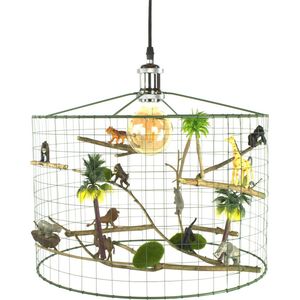Hanglamp Dieren-Jungle Lamp-Lamp Jongenskamer-Kinderhanglamp-Ø40 cm. By Olivier&Sofie