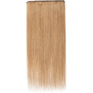 Clip In Hair Extensions| 100% Human Hair | Kleur: 8 Kastanje Bruin | 7 stuks 16 clips| 55cm 70 gram