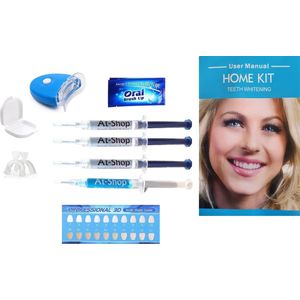 Tandbleekset Professional - Tandenbleekset - Witte tanden - Zonder peroxide - Zelf thuis je tanden bleken