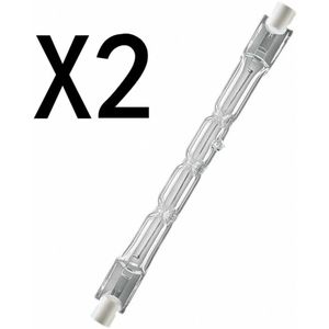 G Master- R7s Halogeen lichtbron - 118mm - 300W - Halogeen lamp - Staaflamp -Halogeen Lampjes Insteek - Dimbaar - Warm Wit - 2 Stuks
