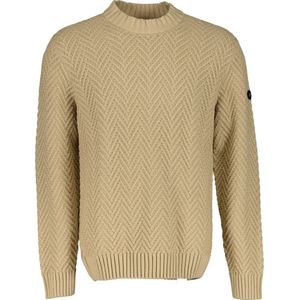 No Excess Pullover - Modern Fit - Beige - XXL