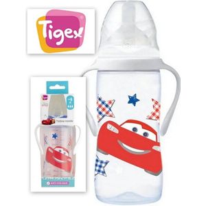 Tigex | Cars | Flesjes met 3 versnellingen en afneembare handgrepen | + 6 m | 300 ml