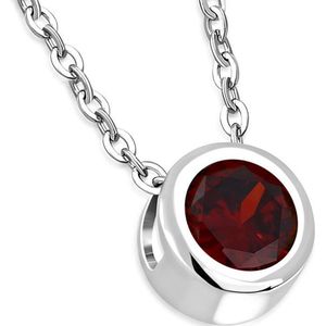 Amanto Ketting Cyana Red - 316L Staal - Ø8mm - 45cm