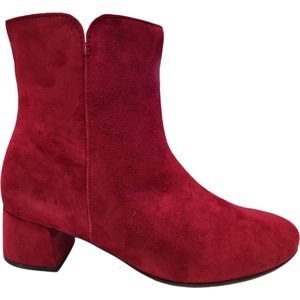 Gabor 680.3 Enkellaarsjes - Enkelboots met rits - Dames - Rood - Maat 38,5