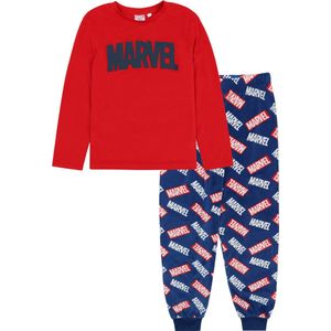 Marineblauwe-rode MARVEL pyjama voor jongens / 10-11 jaar 146 cm