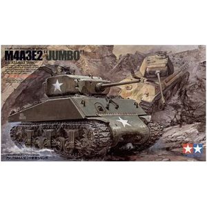 1:35 Tamiya 35139 U.S. Sherman M4A3E2 - Jumbo - Assault tank Plastic Modelbouwpakket