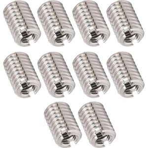 Draadverminderende Moer Reparatieset - Vrouwelijk M5 X 08 Mm - Mannelijk M8 X 125 Mm - Lengte 12 Mm - Roestvrijstaal