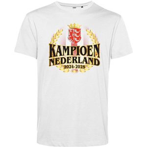 T-shirt Kampioen van Nederland 2024/2025 | Eindhoven | Shirt Kampioen | Geen officieel PSV Artikel | Wit | maat XXXL