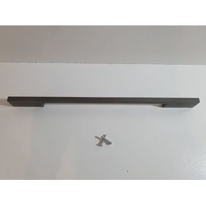 Meubelgreep - Handgreep Grijs inclusief bevestigingsbouten| 38.5cm | Meubelhandvat | Landelijke greep | Industriële Keukengreep | Hand Grepen | Robuust | Deurgreep Staal | Metaal | Strak Meubelbeslag | schuifdeur | Handvat | Greep | Schuifdeurgreep |