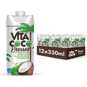 Vita Coco - Frisdrank - Kokosnootwater - Hydraterende Drank - Pressed -12 x 33cl - Voordeelverpakking