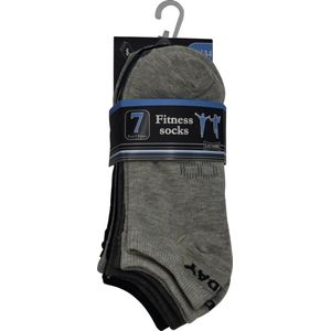 Jongens Multipack sneaker sokjes - 7 paar jongens fitness - hoogwaardige katoen - Colour resist - maat 27/30 - enkelsokken