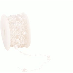 Hartjes kettinglint Wit 10 mm / 10 mtr.