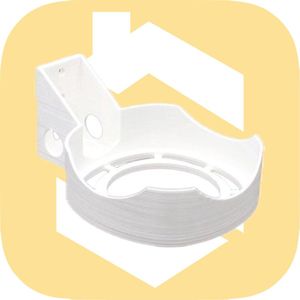 SmarThuis TP-Link Deco M4 / P9 / E4 / S4 Mesh WiFi Wandhouder | Geschikt voor Ziggo WiFi Boosters | Stevig | Hoge Kwaliteit | Muurbeugel