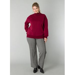 YESTA Romeysa Tops - Dark Red - maat 1(48)