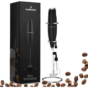 Good lifehacks melkopschuimer electrisch - Handmatig - Nespresso - Met Garde - Zwart