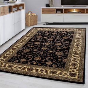 Flycarpets Marrakesh Klassiek Vloerkleed - 160x230cm - Zwart