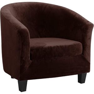 fauteuilbeschermer, fauteuilhoes, fauteuilspreien, uittrekbare elastische fauteuil, velours fauteuilhoes met armleuningen voor caféstoel, clubstoel, loungestoel, cocktailstoel