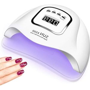 150 W Nageldroger UV Ledlamp voor Gelnagels met Timer 10-30-60-99 seconden Infraroodsensor LCD Display Magnetische Bodemplaat - Geschikt voor Alle Soorten Gel