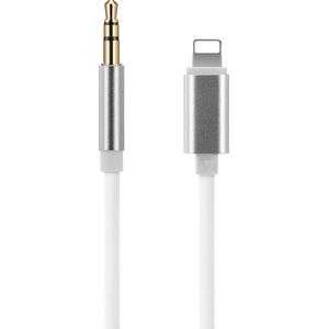 8-pins naar 3.5 mm audio AUX kabel voor iPhone/iPad/iPod - GADGETS4YOU - Ondersteuning iOS - Lengte 1 m - Wit - Autoradio