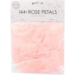 144 licht roze rozenblaadjes