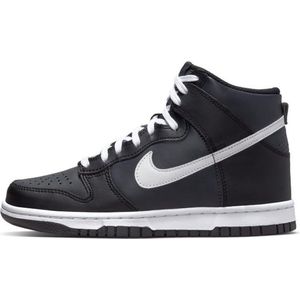 Nike Dunk HI (GS)- Sneaker - Zwart - Maat 35.5 - Doos zonder deksel