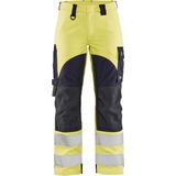 Blaklader Multinorm Dames Werkbroek Inherent 7189-1512 - High Vis Geel/Marineblauw - C34