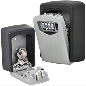 Grote opbergdoos voor maximaal 5 sleutels - Waterdichte Key Lock Box voor externe hoofdsleutels