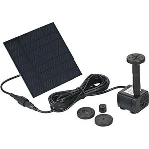 Gratyfied - Vijverpomp zonne energie - Vijverpomp solar - Vijverpompen voor onder water - Vijverbeluchter op zonne-energie - 14 x 12 x 4,5 cm - 162 gram - 7V