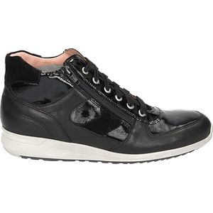 Durea 9600 E - VeterlaarzenHoge sneakersDames sneakersDames veterschoenenHalf-hoge schoenen - Kleur: Zwart - Maat: 39