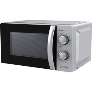 Royalty Line® MWO3819 Vrijstaande Magnetron - 20 Liter - Microgolf - 700W - Microwave Met 6 Vermogensniveaus - Zilver