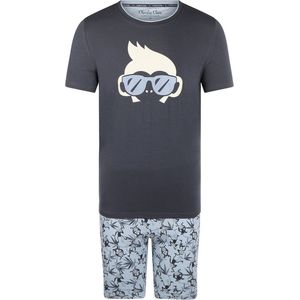 Charlie choe pyjama jongens - grijs - R51052-42 - maat 134/140