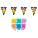 Boland Party 70e jaar verjaardag feest versieringen - Ballonnen en vlaggetjes