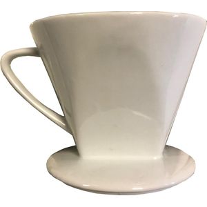 Koffiefilter Royal - Porselein - Maat 4 - Wit