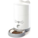 Catit Automatische Voerbak - Voerautomaat - Katten en Honden - 19x19x34 cm - Wit