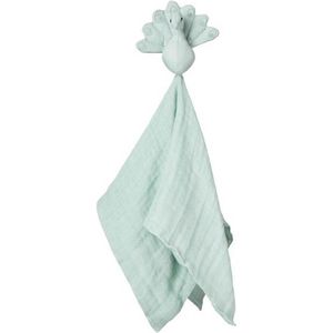 Cam cam knuffeldoek pauw Blue Mist