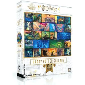 New York Puzzle Company - Harry Potter Harry Potter Collage - 1000 stukjes puzzel