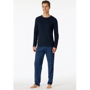 Schiesser – Casual Essentials - Pyjama – 180249 – Admiral - Maat 3XL