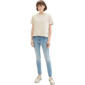 Tom Tailor Dames Jeans Broeken TAPERED RELAXED comfort/relaxed Fit Blauw 33W / 30L Volwassenen