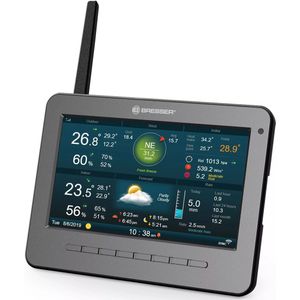 Bresser Weerstation - Extra / vervangend Basisstation - Compatibel met 7003500 - Excl. Buitensensor